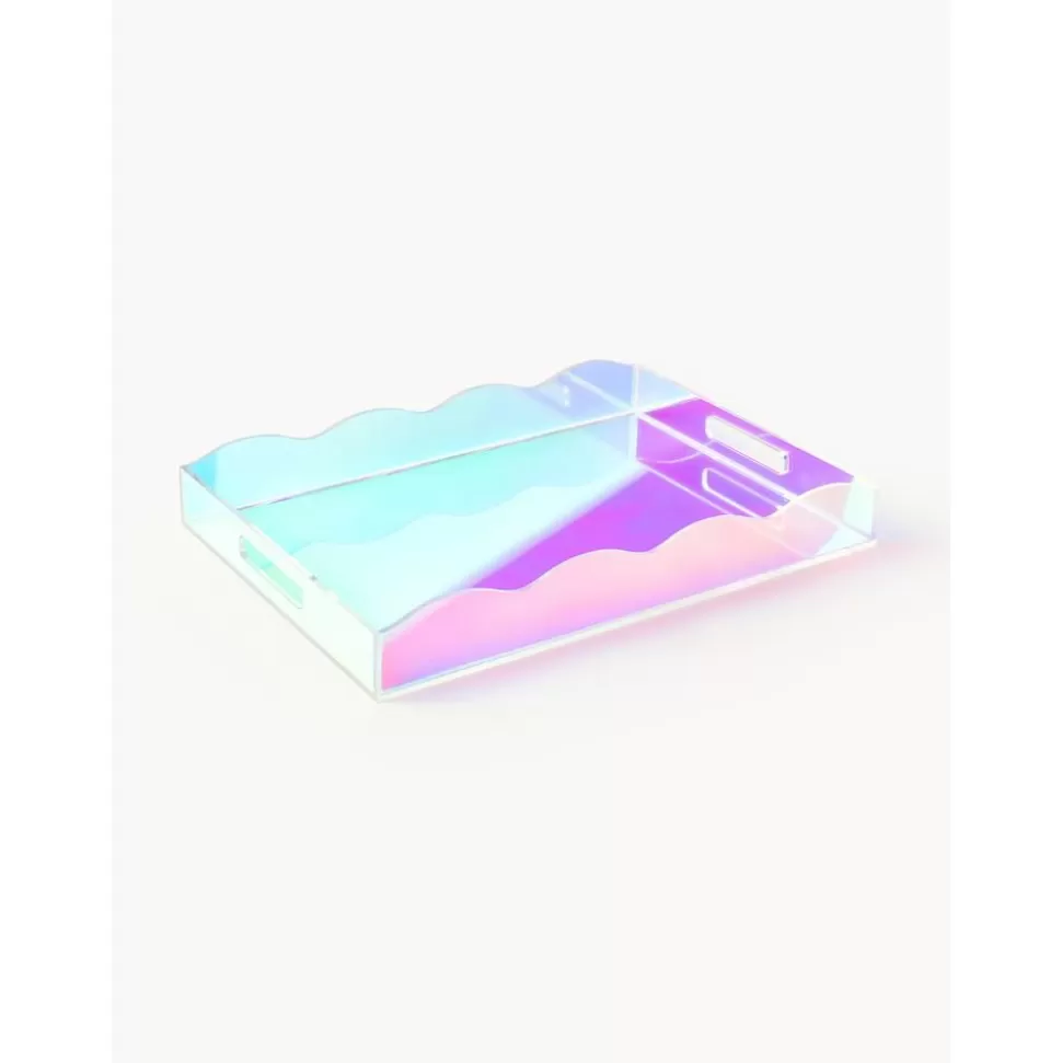 Shop Westwing Collection Dekotablett Elsa Mit Welligem Rand