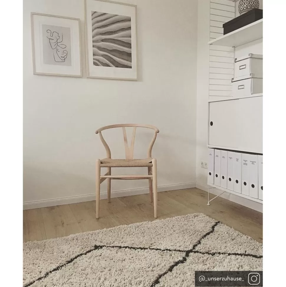 Hot Westwing Collection Flauschiger Hochflor-Teppich Nouria, Handgetuftet