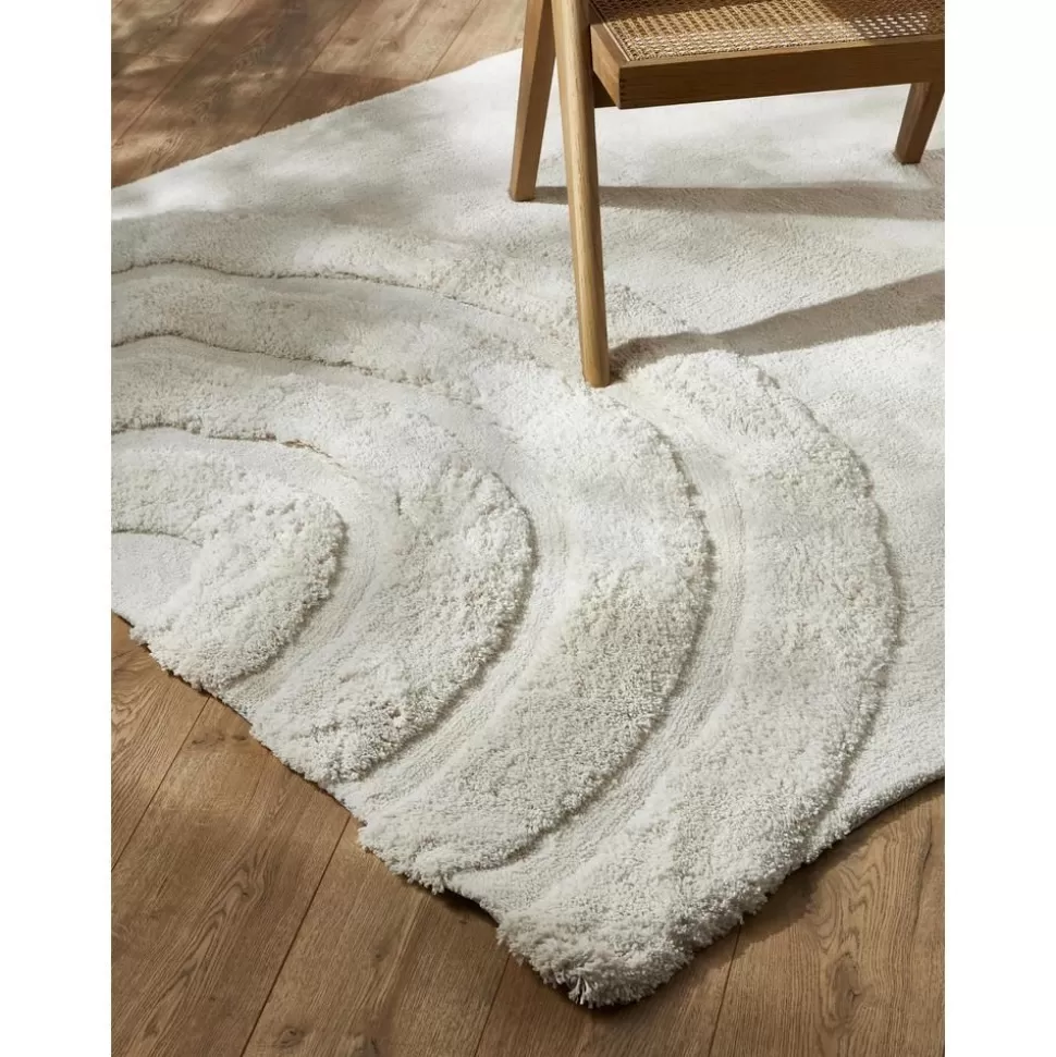 Online Westwing Collection Flauschiger Hochflorteppich Rubbie Mit Regenbogenmuster In Hoch-Tief-Struktur