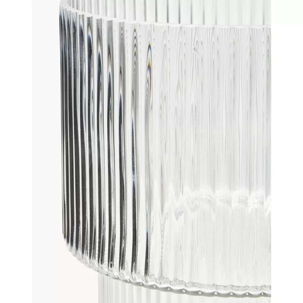 glasvase_lija_mit_geriffelter_oberflache_2-7.webp Discount Westwing Collection Glas-Vase Lija Mit Geriffelter Oberflache