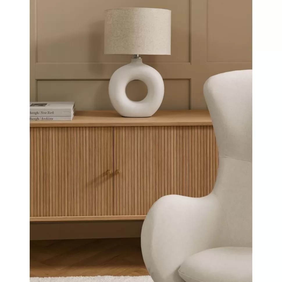 Hot Westwing Collection Grose Keramik-Tischlampe Gisella