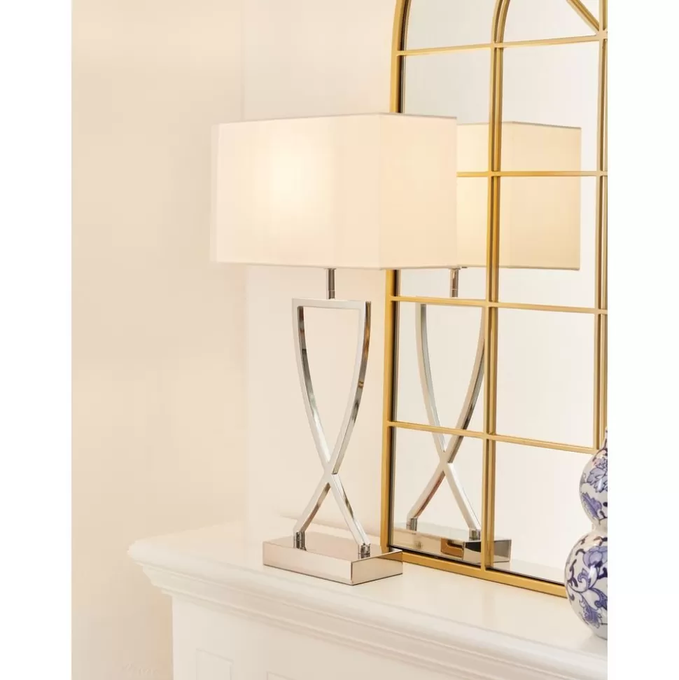 Shop Westwing Collection Grose Tischlampe Vanessa