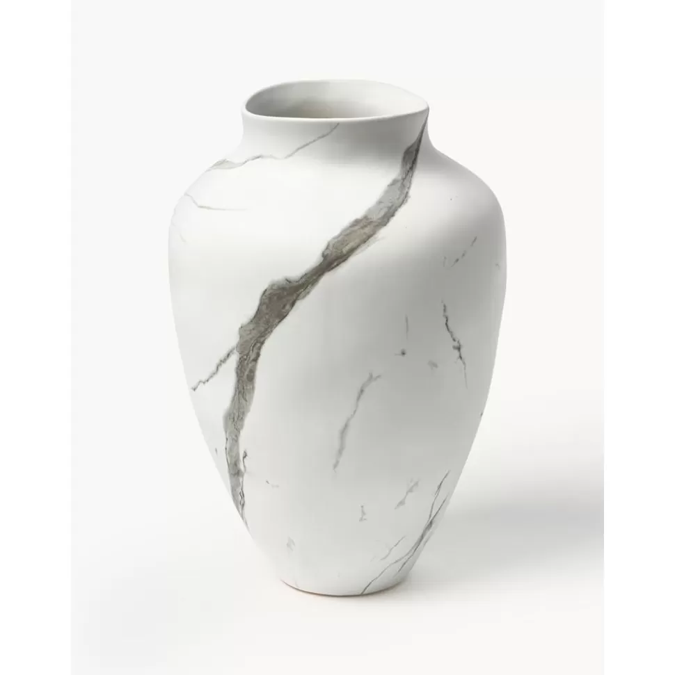 handgefertigte_vase_latona_marmoriert_0-2.webp Best Sale Westwing Collection Handgefertigte Vase Latona, Marmoriert