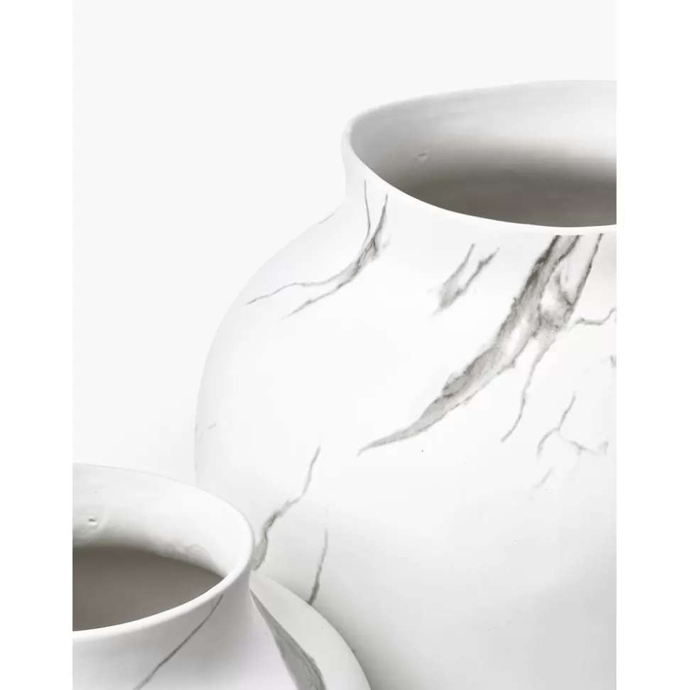 handgefertigte_vase_latona_marmoriert_3-2.webp Best Sale Westwing Collection Handgefertigte Vase Latona, Marmoriert
