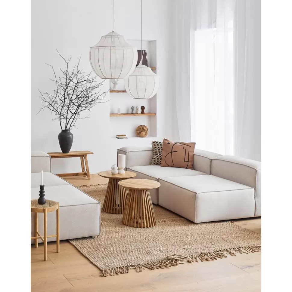 Discount Westwing Collection Handgefertigter Jute-Teppich Naturals Mit Fransen