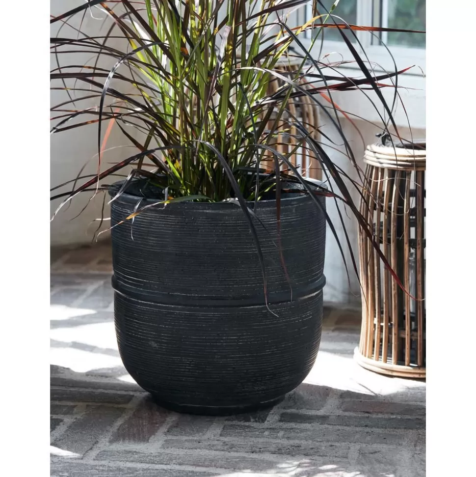 Shop House Doctor Handgefertigter Ubertopf Ground Mit Geriffelter Oberflache