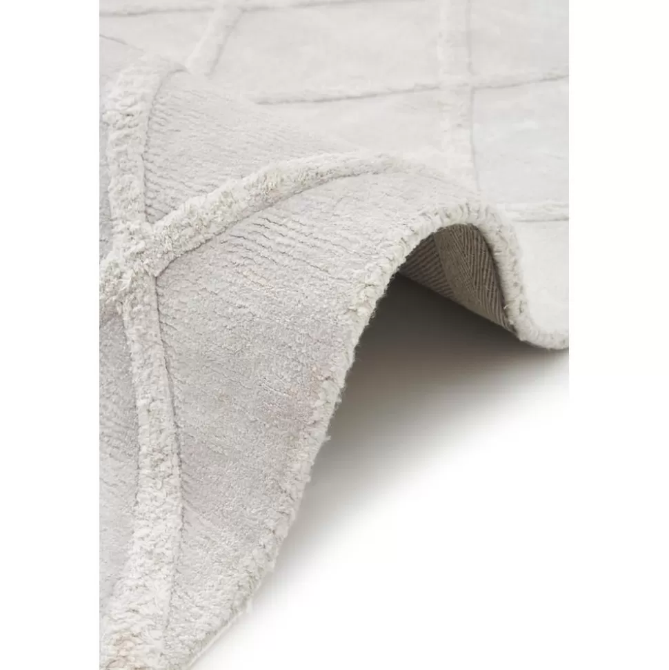 handgetufteter_viskoseteppich_shiny_mit_rautenmuster_4-2.webp Discount Westwing Collection Handgetufteter Viskoseteppich Shiny Mit Rautenmuster