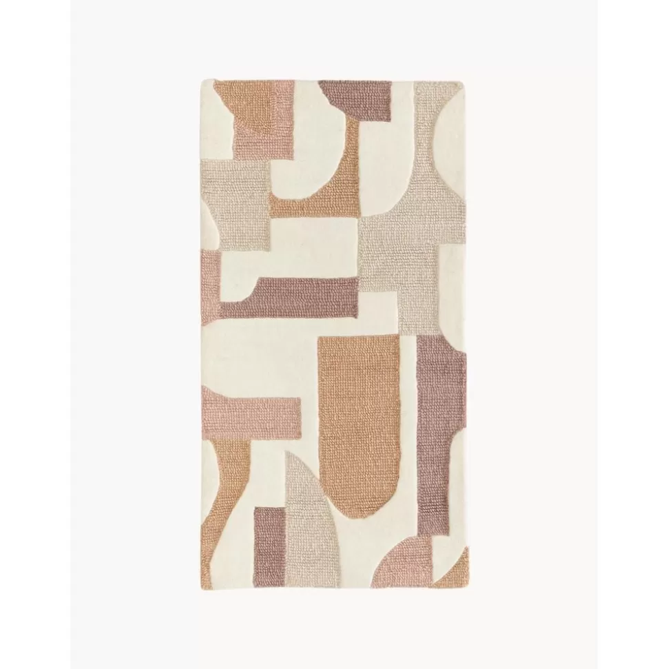 Online Westwing Collection Handgetufteter Wollteppich Corin Mit Hoch-Tief-Struktur