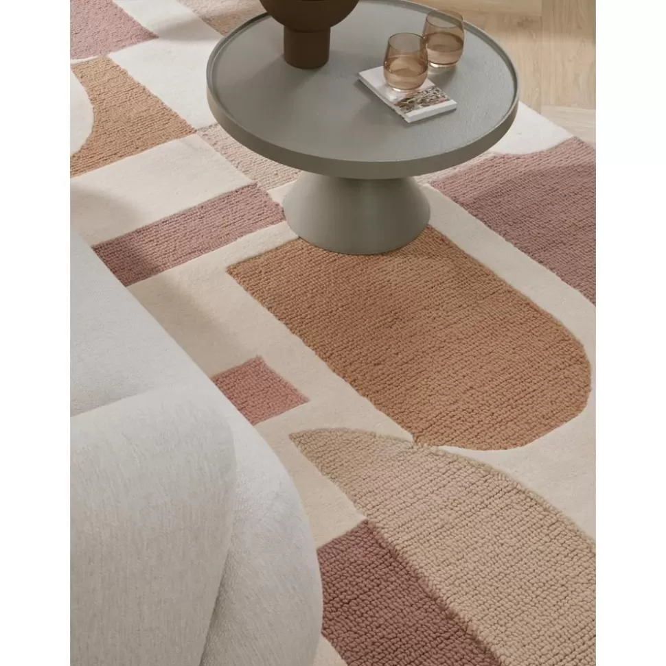 Online Westwing Collection Handgetufteter Wollteppich Corin Mit Hoch-Tief-Struktur