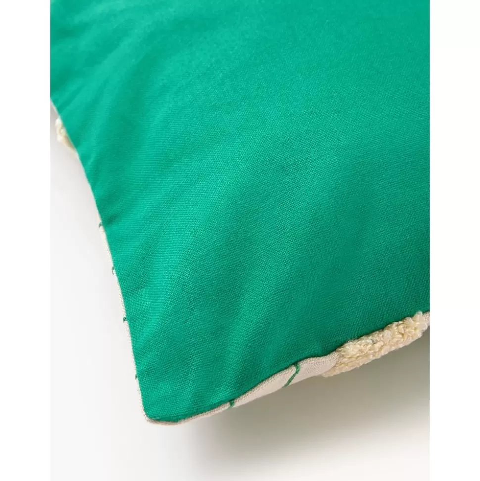 karierte_kissenhulle_wade_mit_dekorativer_verzierung_4-5.webp Sale Westwing Collection Karierte Kissenhulle Wade Mit Dekorativer Verzierung