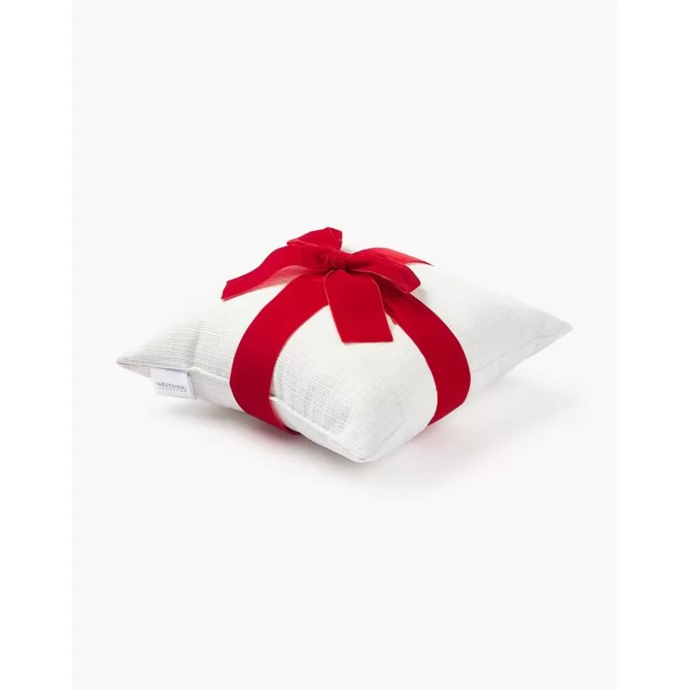 Best Westwing Collection Kissen Cinnie Mit Schleife, Mit Inlett