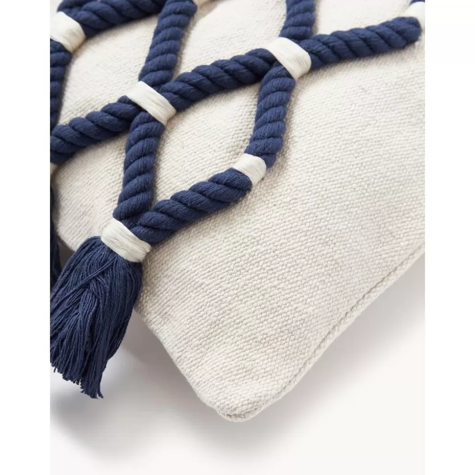 kissenhulle_galliot_mit_maritimem_knotendekor_3-5.webp Best Sale Westwing Collection Kissenhulle Galliot Mit Maritimem Knoten-Dekor