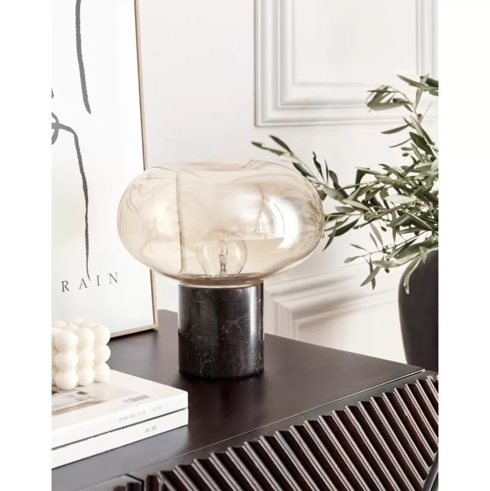Flash Sale Westwing Collection Kleine Nachttischlampe Alma Mit Marmorfus