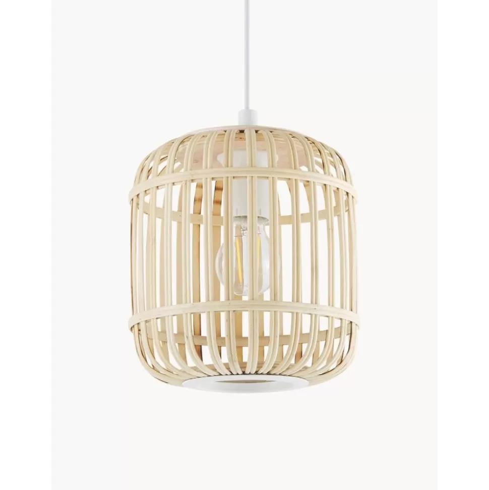 New Westwing Collection Kleine Pendelleuchte Adam Aus Bambus