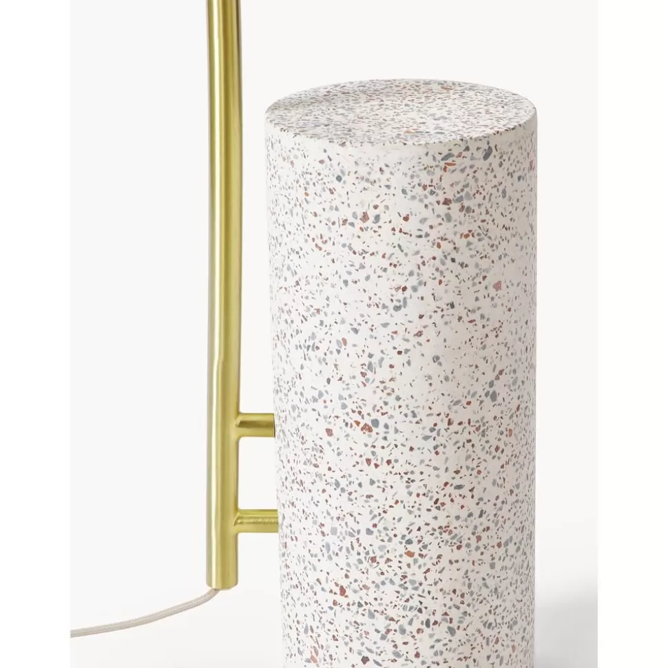 kleine_stehlampe_cora_mit_terazzofus_5-2.webp Sale Westwing Collection Kleine Stehlampe Cora Mit Terazzo-Fus