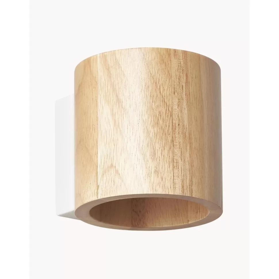 Shop Westwing Collection Kleine Wandleuchte Roda Aus Holz