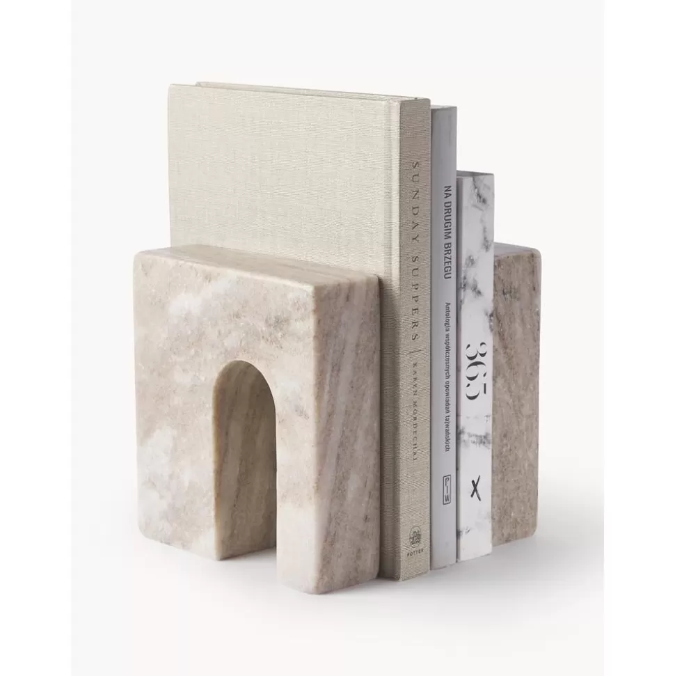 marmorbuchstutzen_kai_2_stuck_2-4.webp Online Westwing Collection Marmor-Buchstutzen Kai, 2 Stuck