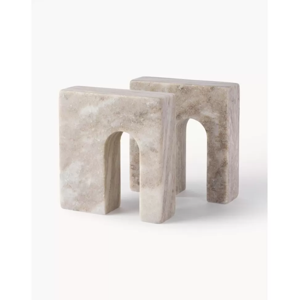marmorbuchstutzen_kai_2_stuck_3-4.webp Online Westwing Collection Marmor-Buchstutzen Kai, 2 Stuck
