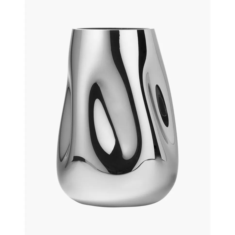 Fashion Westwing Collection Mundgeblasene Glas-Vase Mirror