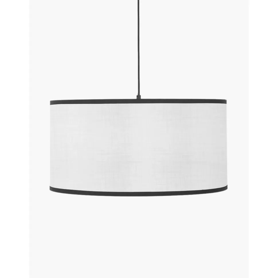 Sale Westwing Collection Pendelleuchte Claudette Mit Leinenschirm