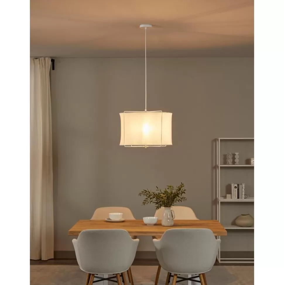 Outlet Westwing Collection Pendelleuchte Clouds Aus Leinen