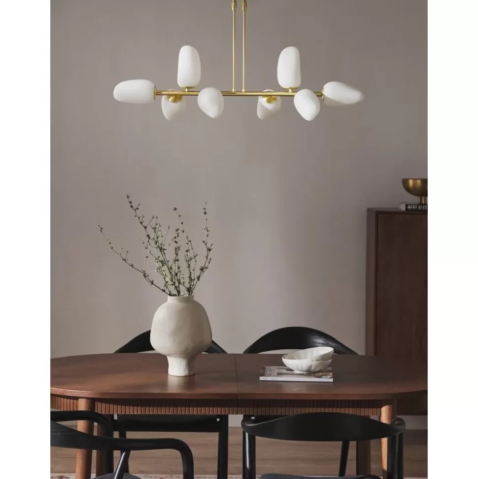 New Westwing Collection Pendelleuchte Lilja Aus Opalglas