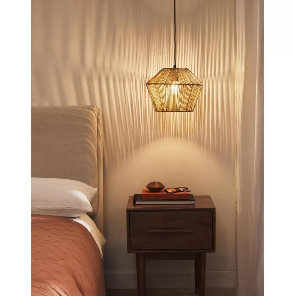 Clearance Westwing Collection Pendelleuchte Mira Aus Geflochtenem Hanfseil