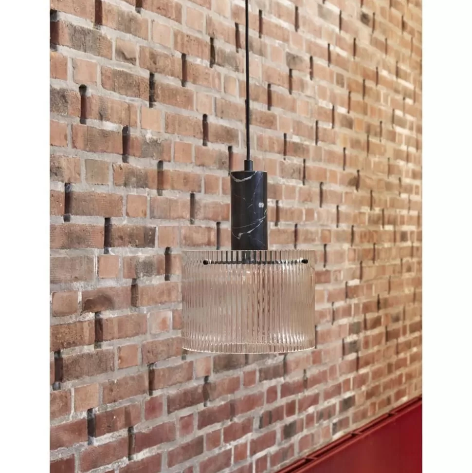 Discount Hübsch Pendelleuchte Revolve Mit Geriffelter Oberflache