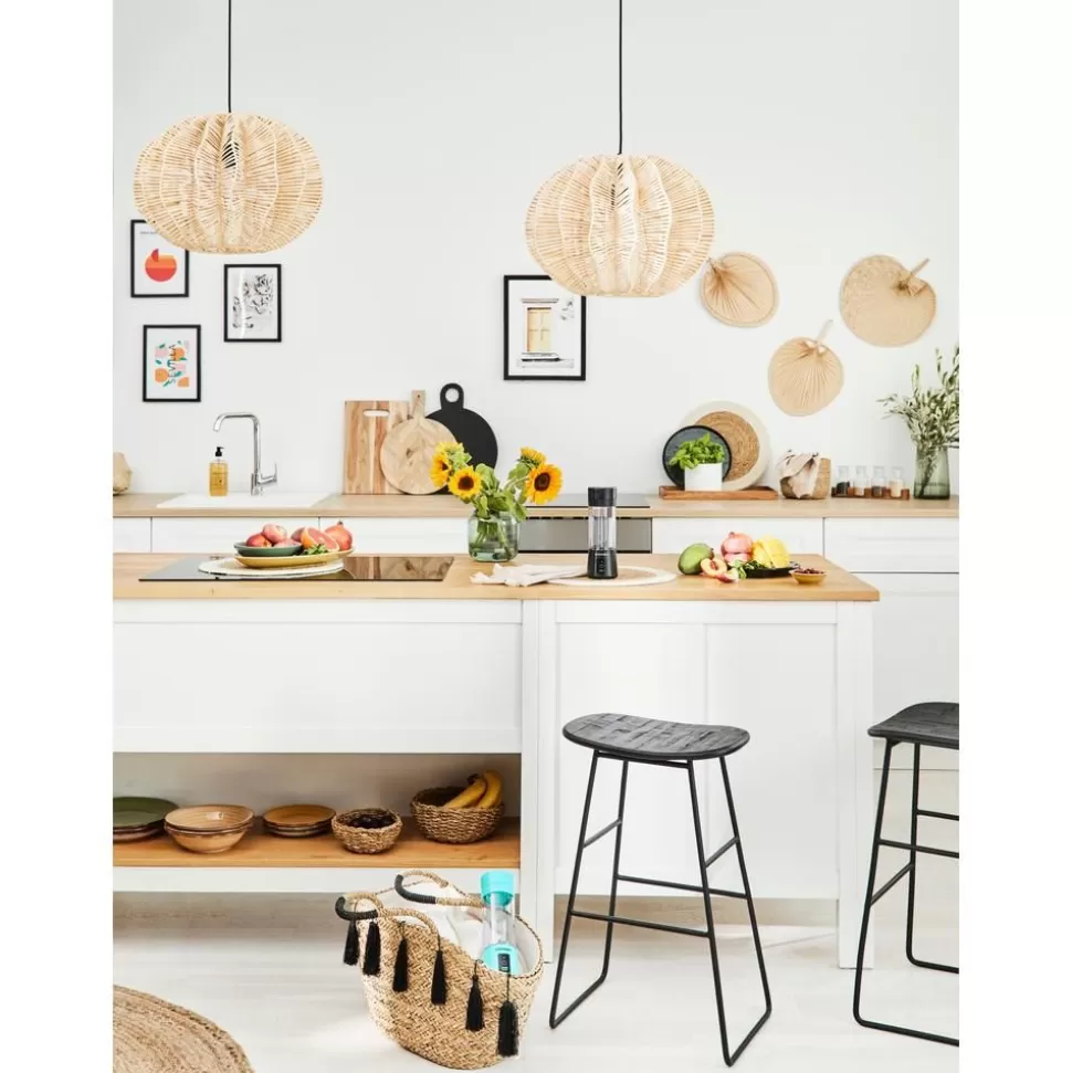 Flash Sale Westwing Collection Pendelleuchte Ufe Aus Rattan