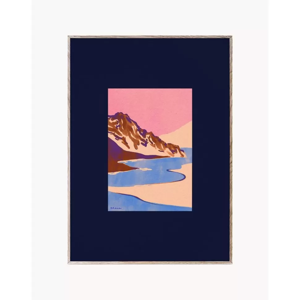 Cheap Paper Collective Poster Orange Landscape