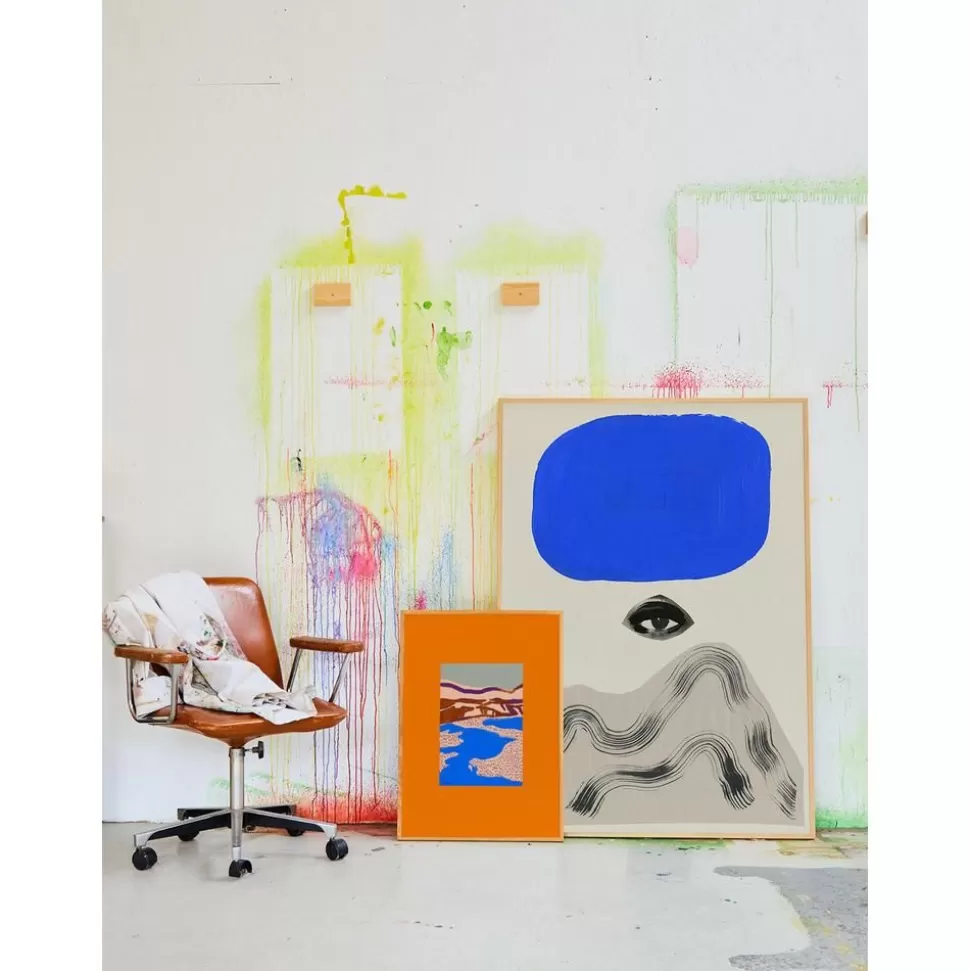 Cheap Paper Collective Poster Orange Landscape