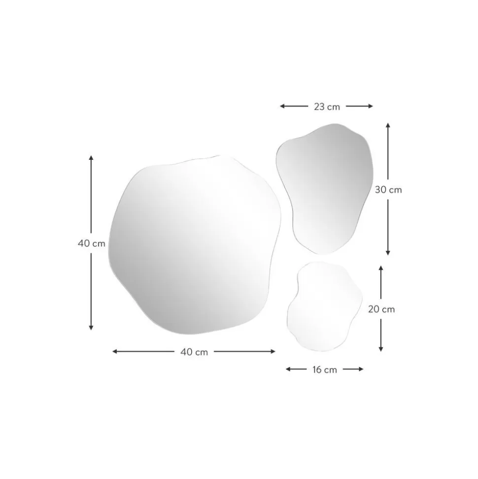 rahmenloses_wandspiegelset_lia_in_organischer_form_3erset_3-2.webp Discount Westwing Collection Rahmenloses Wandspiegel-Set Lia In Organischer Form, 3Er-Set