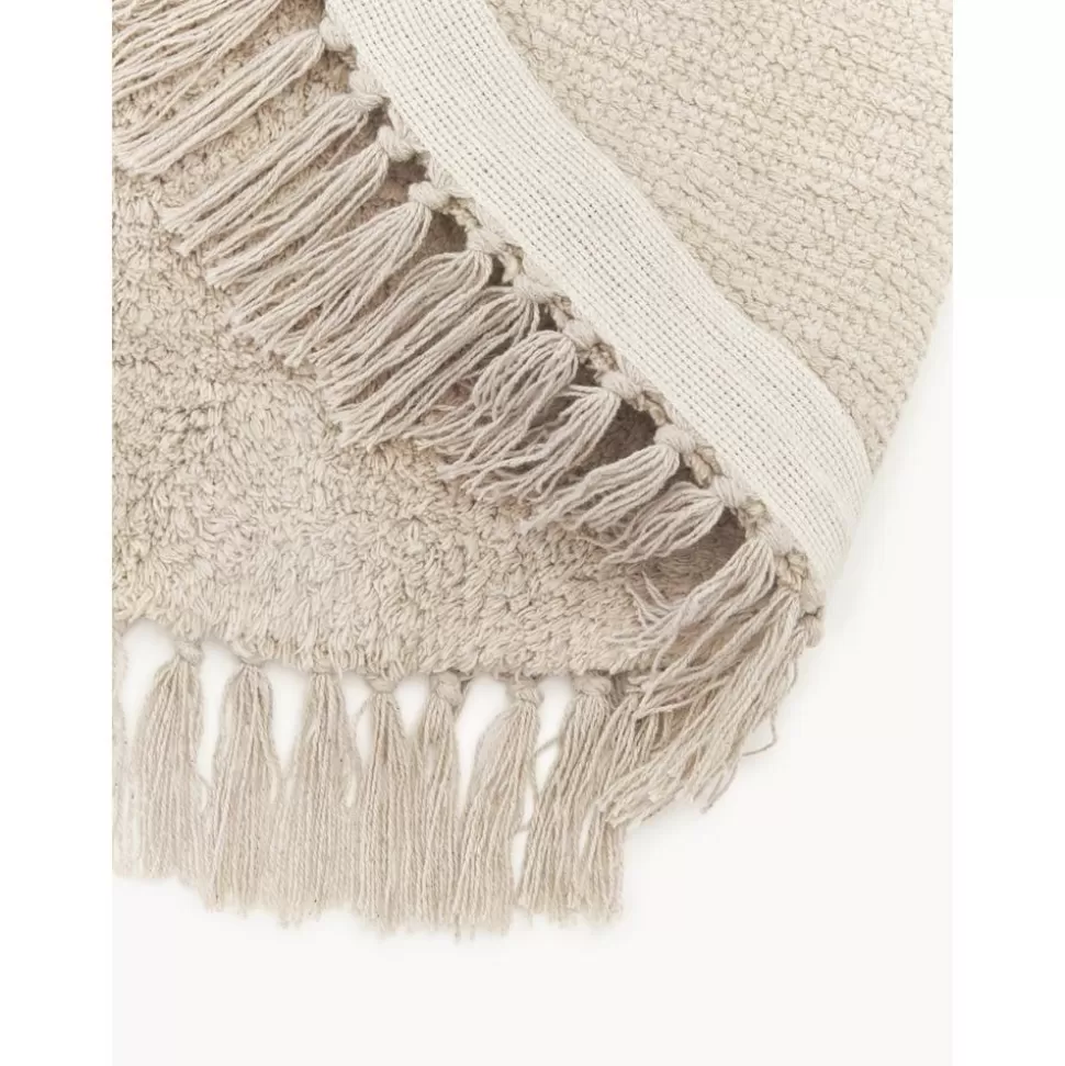 runder_baumwollteppich_daya_mit_fransen_handgetuftet_4-2.webp Discount Westwing Collection Runder Baumwollteppich Daya Mit Fransen, Handgetuftet