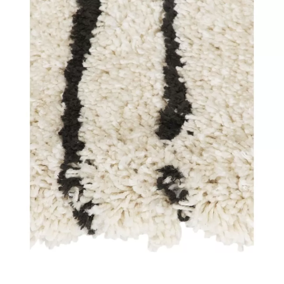 Online Westwing Collection Runder Flauschiger Hochflor-Teppich Dunya, Handgetuftet