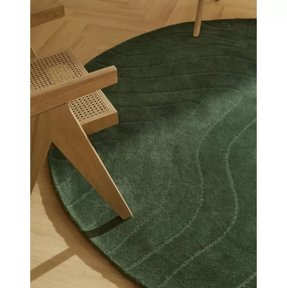 runder_wollteppich_aaron_handgetuftet_1-2.webp Best Sale Westwing Collection Runder Wollteppich Aaron, Handgetuftet