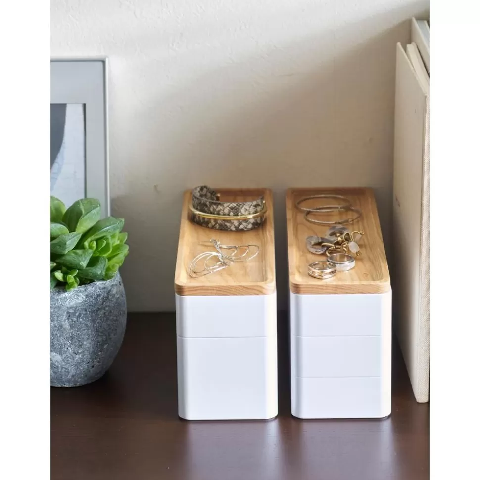 schmuckkastchen_rin_mit_deckel_3stufig_3-4.webp Cheap Yamazaki Schmuckkastchen Rin Mit Deckel, 3-Stufig