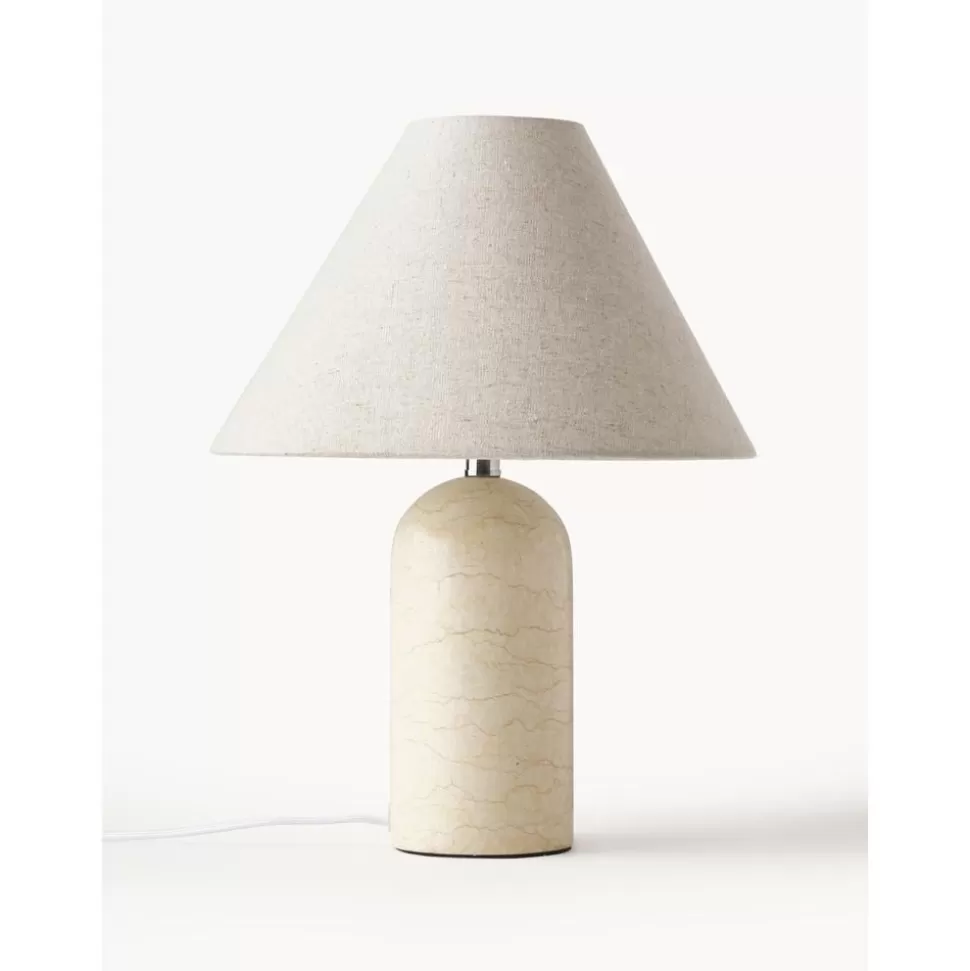 Shop Westwing Collection Tischlampe Gia Mit Marmorfus