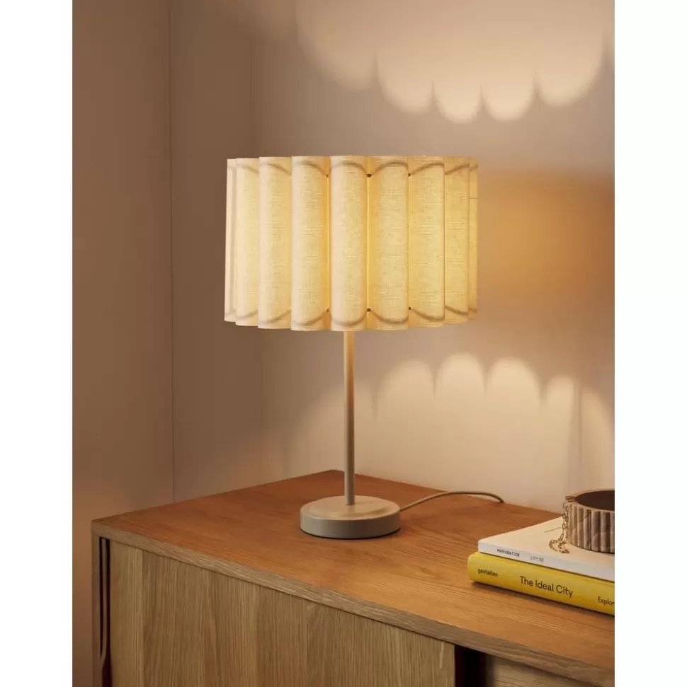 Outlet Westwing Collection Tischlampe Lucina Aus Leinen