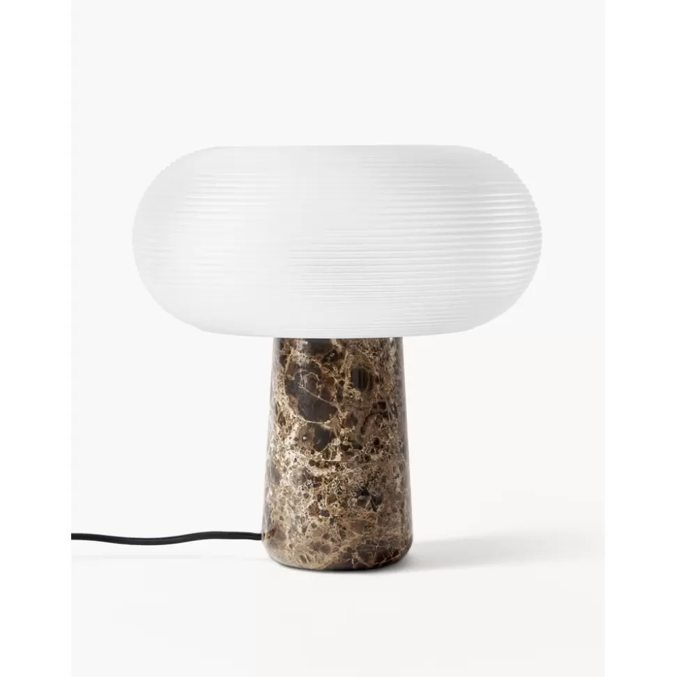 Sale Westwing Collection Tischlampe Mariella Mit Marmorfus