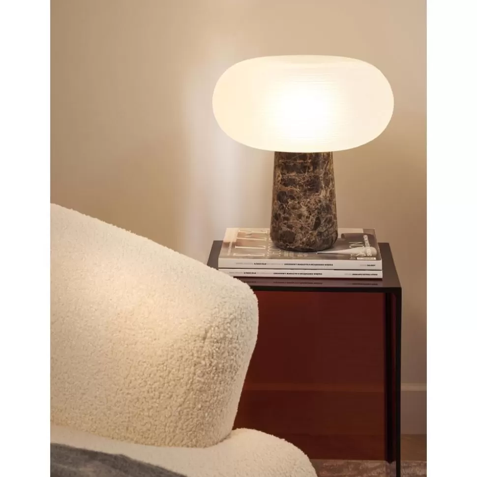 tischlampe_mariella_mit_marmorfus_2-2.webp Sale Westwing Collection Tischlampe Mariella Mit Marmorfus