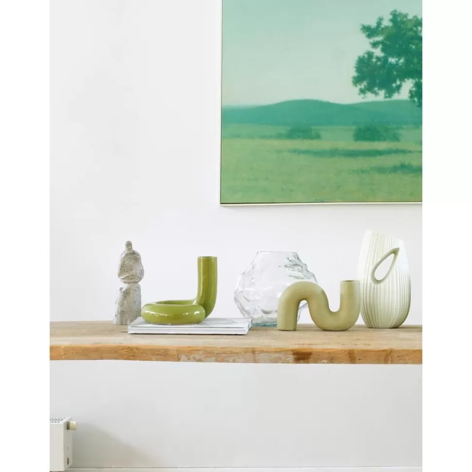 Cheap HKliving Verdrehte Steingut-Vase Objects