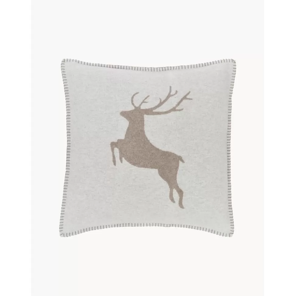 Cheap David Fussenegger Weiche Fleece-Kissenhulle Sylt Mit Hirschmotiv