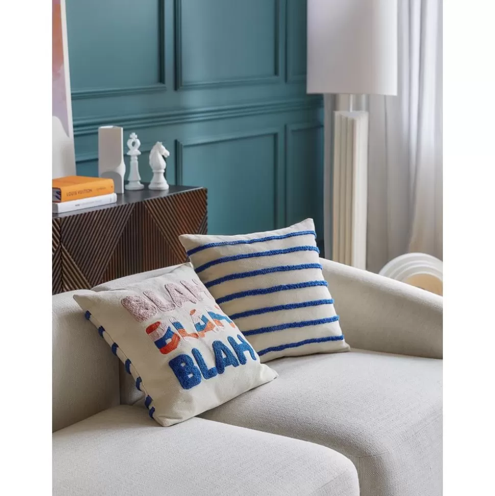 wendekissenhulle_blah_blah_mit_bestickter_aufschrift_7-2.webp Best Sale Westwing Collection Wende-Kissenhulle Blah Blah Mit Bestickter Aufschrift